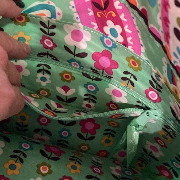 Vera Bradley convertible crossbody Tutti Frutti bag with shoulder strap - Picture 3 of 7